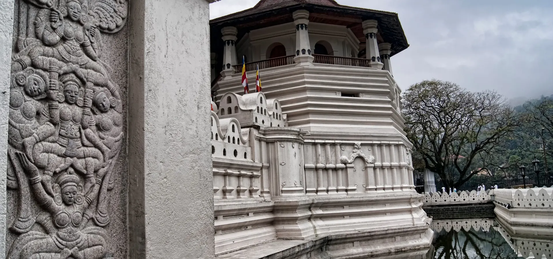 The Temple of the Sacred Tooth Relic (Sri Dalada Maligawa) in Kandy